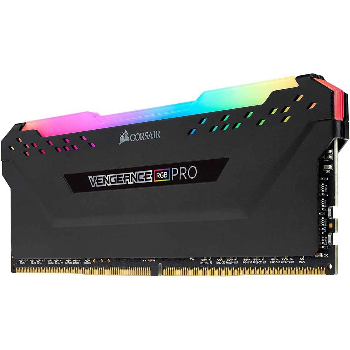 Corsair Vengeance RGB PRO 8GB DDR4 3200MHz CL16 Desktop RAM – 1x8GB, Intel XMP 2.0, Dynamic RGB, Aluminium Heat Spreader – Black